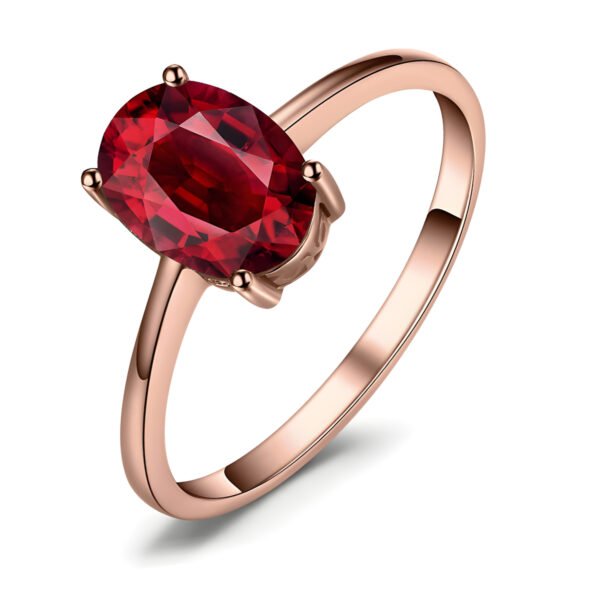Bague Gemma - Grenat